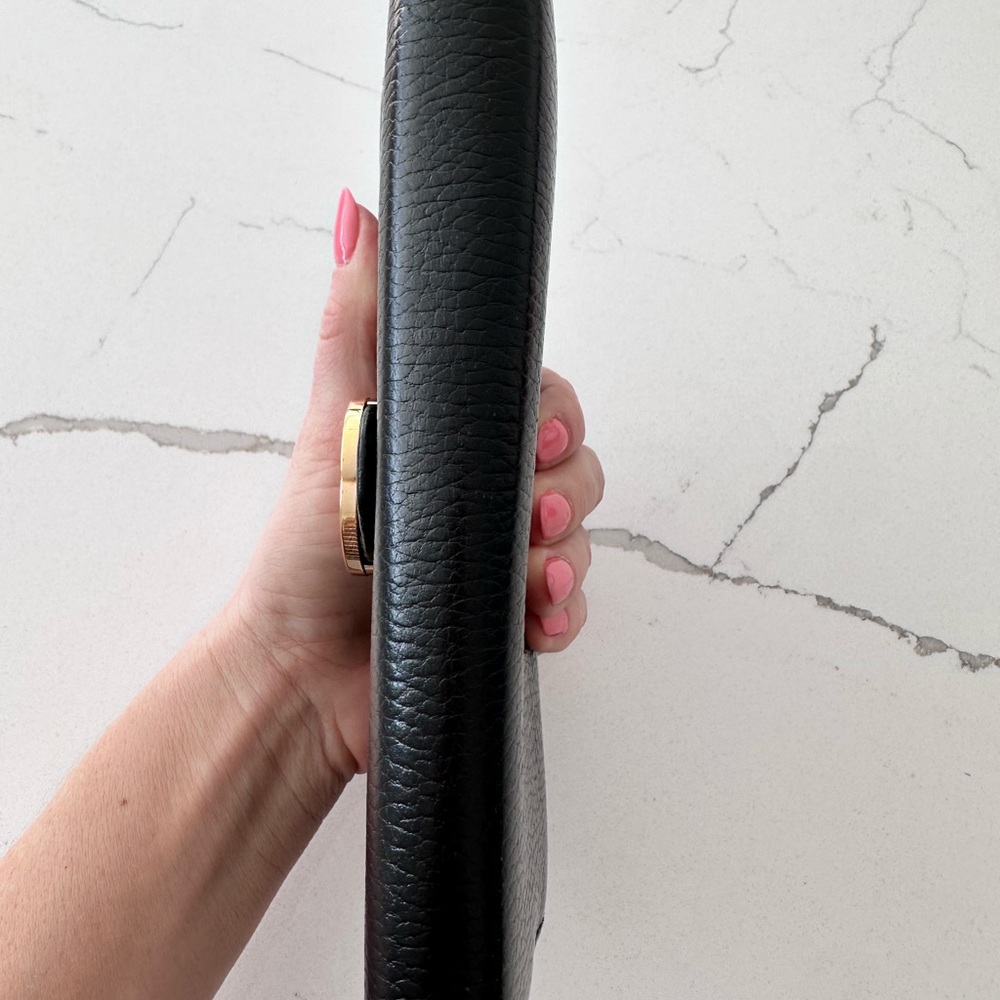 Gucci Black Wallet with Gold Interlocking G - Picture 7 of 12